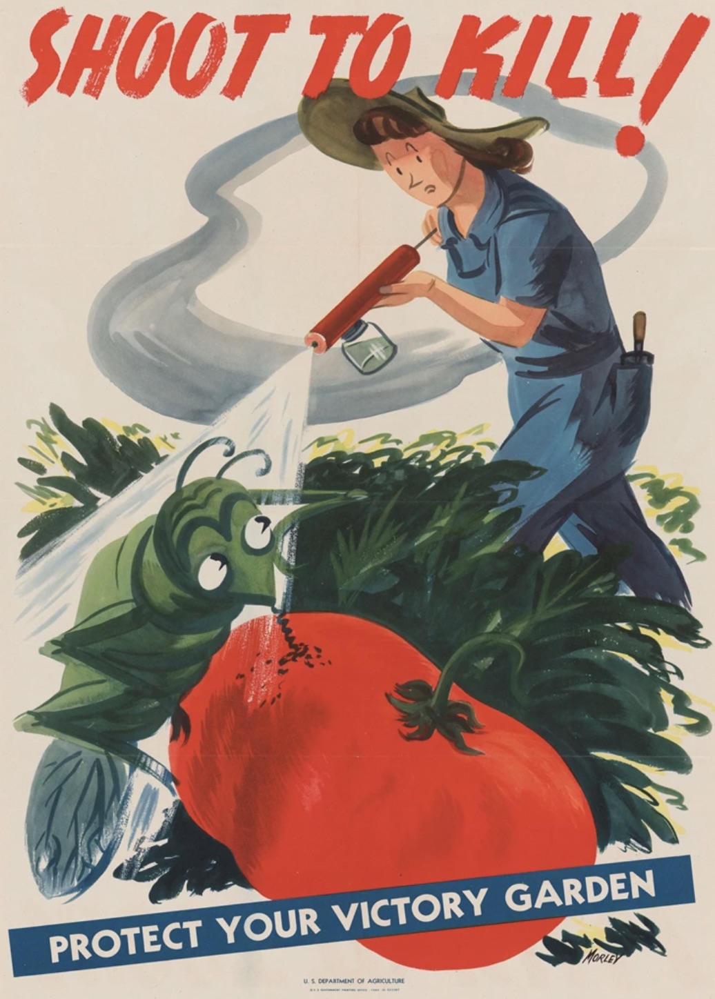 “Shoot To Kill! Protect Your Victory Garden.” Poster, US Department of Agriculture 
